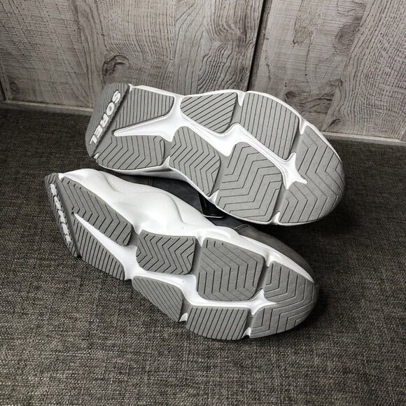 Womens Sorel Gray White Kinetic RNGD Caribou Waterproof Winter Boots Size 5 - Picture 7 of 7